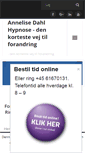 Mobile Screenshot of annelisedahl.dk